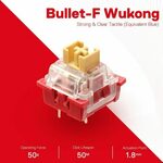REDRAGON BULLET-F A113 switch tipkovnice, 24 komada