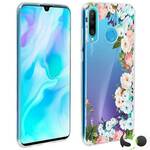 Silikonska maskica za Huawei P30 Lite HQ Prozirna Flowers #2