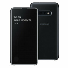 Original maskica Samsung Galaxy S10e Clear view cover crna