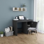 vidaXL Radni stol sivi 100 x 50 x 76 cm od iverice