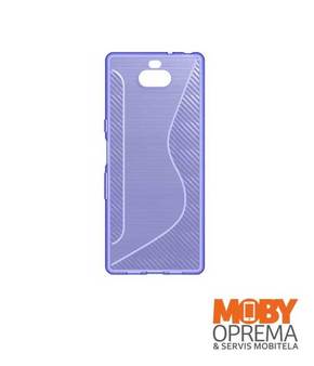 Sony Xperia 10 plus ljubičasta silikonska maska
