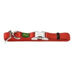 Ogrlica za pse Hunter Alu-Strong Crvena Veličina M (40-55 cm) , 76 g