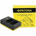 Patona USB LCD Dual Charger punjač za Sony NP-BX1 DSC RX-100 DSC RX100 M II M2 DSC RX1r WX300 HX50V HX300