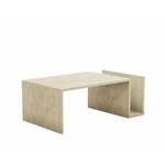 Woody Fashion Stolić za kavu MEMO, boja Travertine