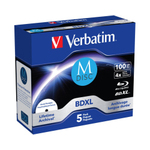 Blu-Ray M-Disc Verbatim BD-R XL 100GB 4× Inkjet Printable 5 pack JC