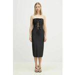 Haljina Coperni Jersey Knot Gala boja: crna, uska, COPR110BIS545