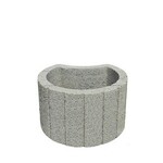 ŠKARPNI ELEMENT CVJETNI SIVI 50x50x30 115B