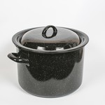 LONAC EMAJLIRANI CRNI 25 CM 10L