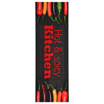 vidaXL Prostirka za kuhinjski pod Hot & Spicy periva 60 x 180 cm