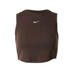 Nike Sportswear Top 'ESSNTL' čokolada / bijela