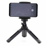 Mini tripod stativ s držačem za telefon crni