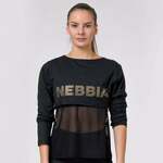 NEBBIA Sportski top Intense Mesh Black S