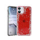 Brilliant Clear iPhone 12/12 Pro crvena