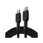 Green Cell KABGC29 PowerStream USB-C - USB-C 200cm Crna 200 cm USB kabel