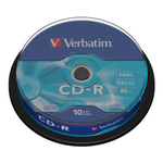 CD-R Verbatim 700MB 52× DataLife 10 pack spindle EP