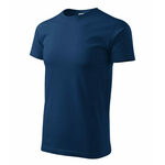 Majica kratkih rukava muška BASIC 129 - XS,Ponoćno plava