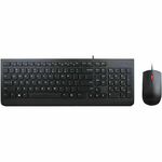 Tipkovnica + miš Lenovo Essential, žičani, crni