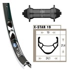 KOTAČ I 28X1.75 RM60-8 36R. RIGIDA X-STAR