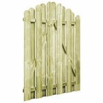 vidaXL Vrtna vrata od impregnirane borovine FSC 100 x 125 cm