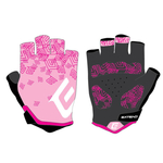 RUKAVICE KRATKI PRSTI EXTEND SPIREA PINK-WHITE - XS