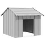 Kućica za pse s krovom 85x107x81 cm pocinčani čelik