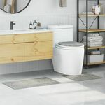 vidaXL Tepisi i prostirke Sivi Mikrovlakna 50 x 50 x 0.2 cm Neklizeći