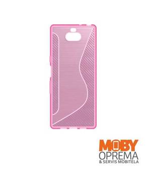Sony Xperia 10 plus roza silikonska maska