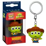 Funko Pop Keychain Pixar Alien Remix - Woody