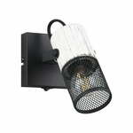 Crno-bijela zidna lampa ø 9 cm Tosh – Trio