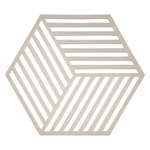 Podmetač za vrući lonac Hexagon Zone, Svijetlosiva