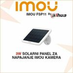 IMOU SOLARNI PANEL 3W ZA KONTINUIRANO NAPAJANJE CELL KAMERA FSP11