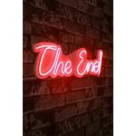 Ukrasna plastična LED rasvjeta, The End - Red