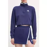 Suknja adidas W CB Color Pop boja: tamno plava, mini, širi se prema dolje, JG6210