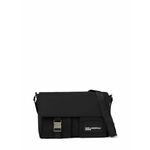 KARL LAGERFELD JEANS Messenger torba preko ramena crna / bijela