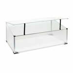 Vrtni aluminij. staklenik 100x60cm prozirna dvostruka vrata