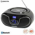 Manta BBX007 radio prijemnik, CD, MP3, USB, FM RADIO, Bluetooth 5.0 (MAN-BBX007)