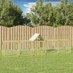 vidaXL Kokošinjac 500 x 100 x 150 cm od impregnirane masivne borovine