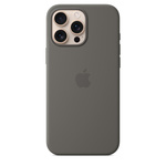 Apple iPhone 16 Pro Silicone Case ovitek, z MagSafe, Stone Gray