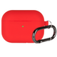 Mercury Goospery silicone carabiner case for AirPods 3 Red