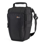 Lowepro torba Toploader Zoom 55 AW, crna/plava