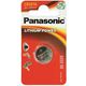 Panasonic CR2016 baterija, Litium Coin, 90mAh, 3V, oznaka modela CR-2016EL/1B