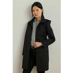 Kaput Lauren Ralph Lauren za žene, boja: crna, za prijelazno razdoblje, 297967121