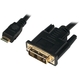 LOGILINK Mini HDMI DVI-D transformator Crno 1m CHM002