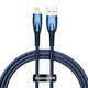 USB kabel za Lightning Baseus Glimmer Series, 2.4A, 1m (plavi) (paket od 5 komada)