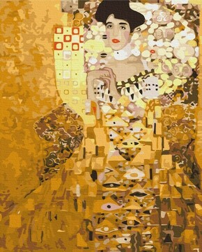 Slikanje po brojevima 50x40 Portrait of Adele Bloch-Bauer I. Gustav Klimt sa drvenim okvirom i setom za slikanje
