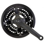 POGON MTB/TREKKING 170MM 28/38/48 CRNI SA ŠTITNIKOM
