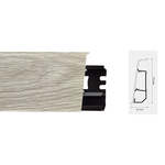 Lajsna za laminat ARBITON PVC Indo duljina 2,5m - visina 70mm - 135 platinum oak