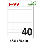 Etikete ILK 48,5x25,4mm odljepljive pk100L Fornax F-99