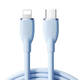 Šareni kabel 30W USB C na Lightning SA29-CL3 / 30W / 1,2m (plavi)