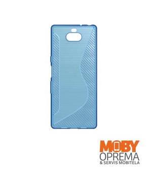 Sony Xperia 10 plus plava silikonska maska